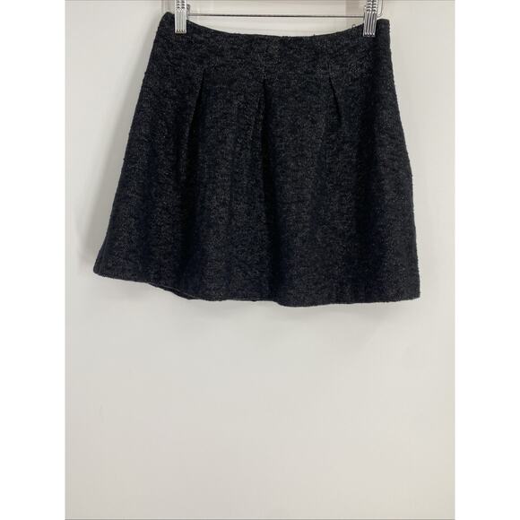 Theory Mini A Line Skirt Size 2 Preppy Office Whimsigoth Quiet Luxury 854 - Picture 1 of 7